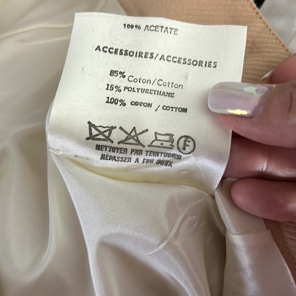 Courreges Vintage Wool pleated midi skirt size 0 - Picture 12 of 15